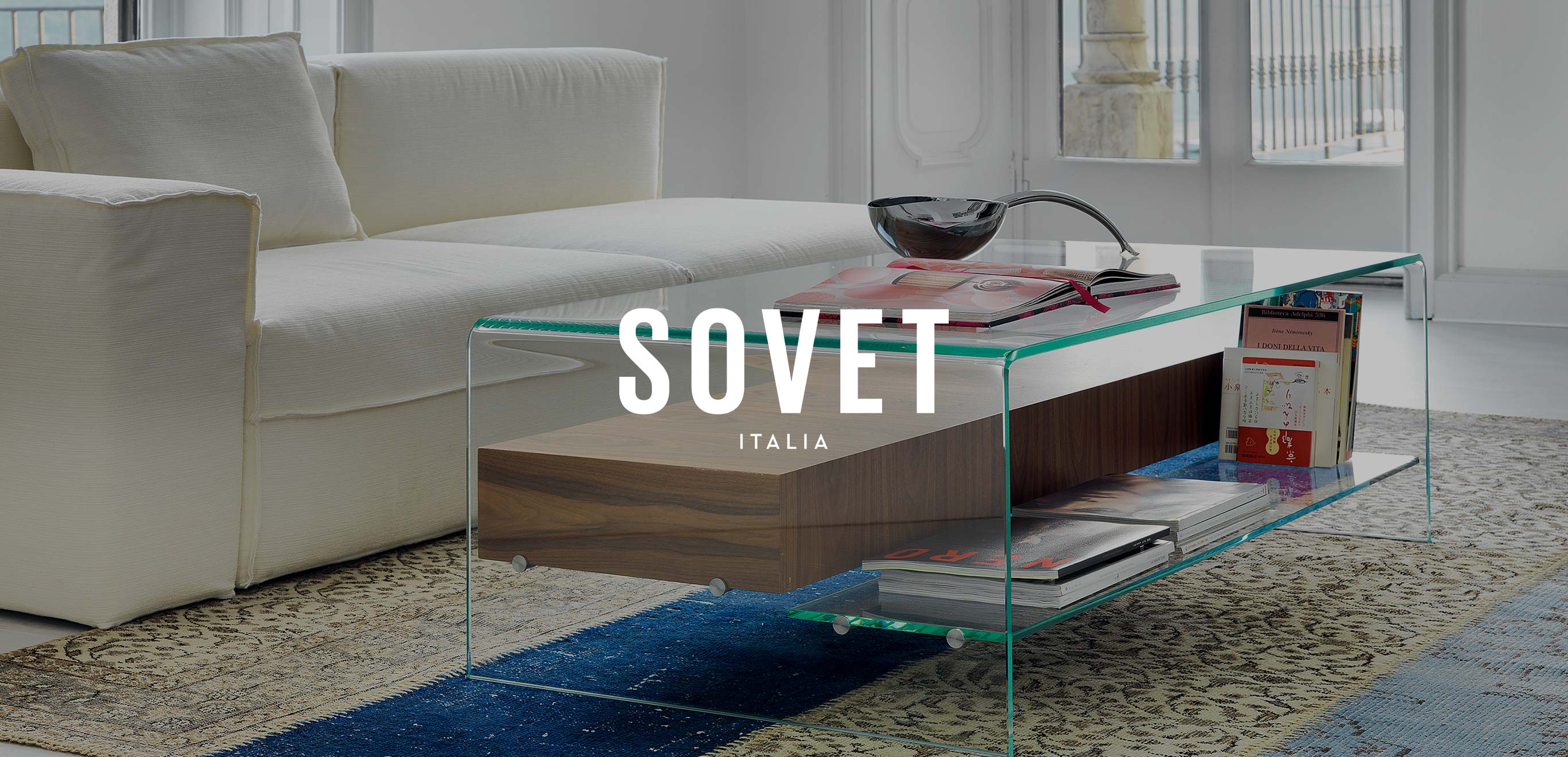 イタリアのガラスアートの伝統とコンテンポラリーデザインの融合。 独創的でエレガントな 「SOVET（ソヴェット）」の家具に注目！