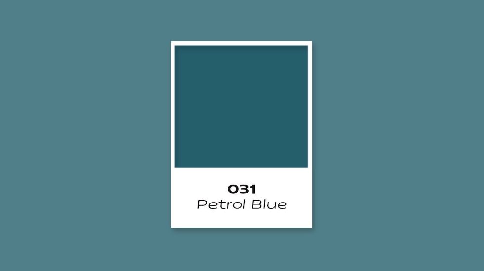 Color: Petrol Blue（ペトロ―ルブルー） Code: 031